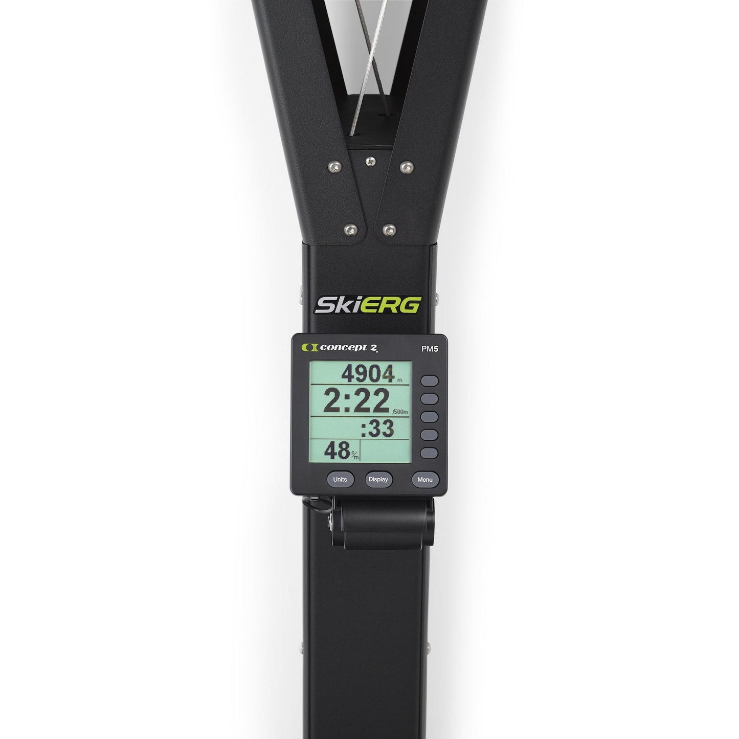 Concept2 SkiErg PM5 Mattschwarz