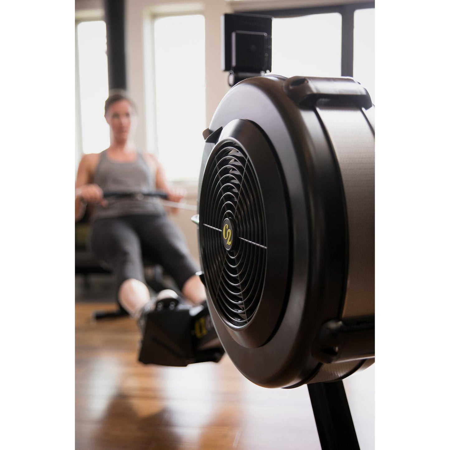 Concept2 Rudergerät RowErg mit Standardbeinen Mattschwarz