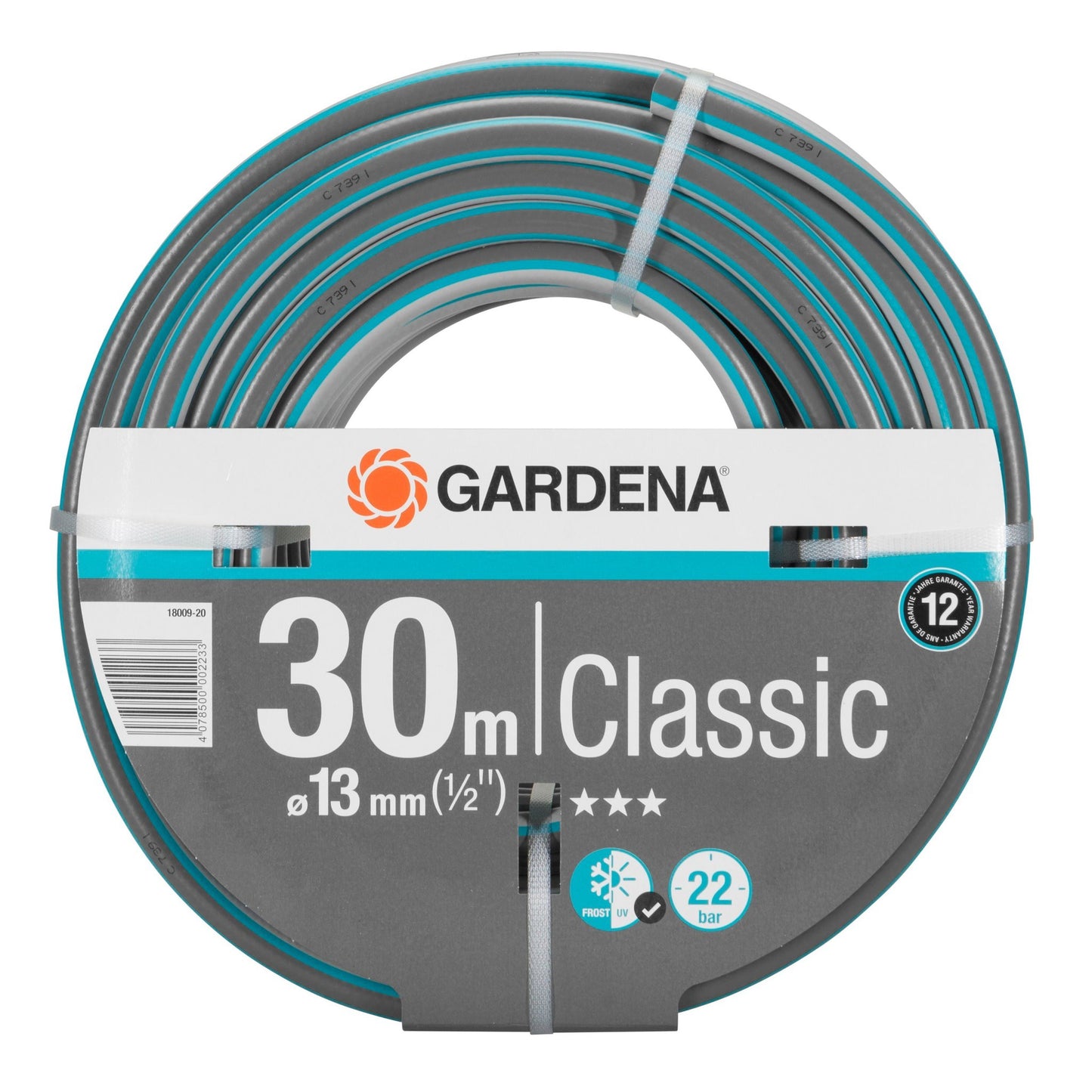 Gardena Classic Schlauch 13 mm (1/2"), 30 m o. A.