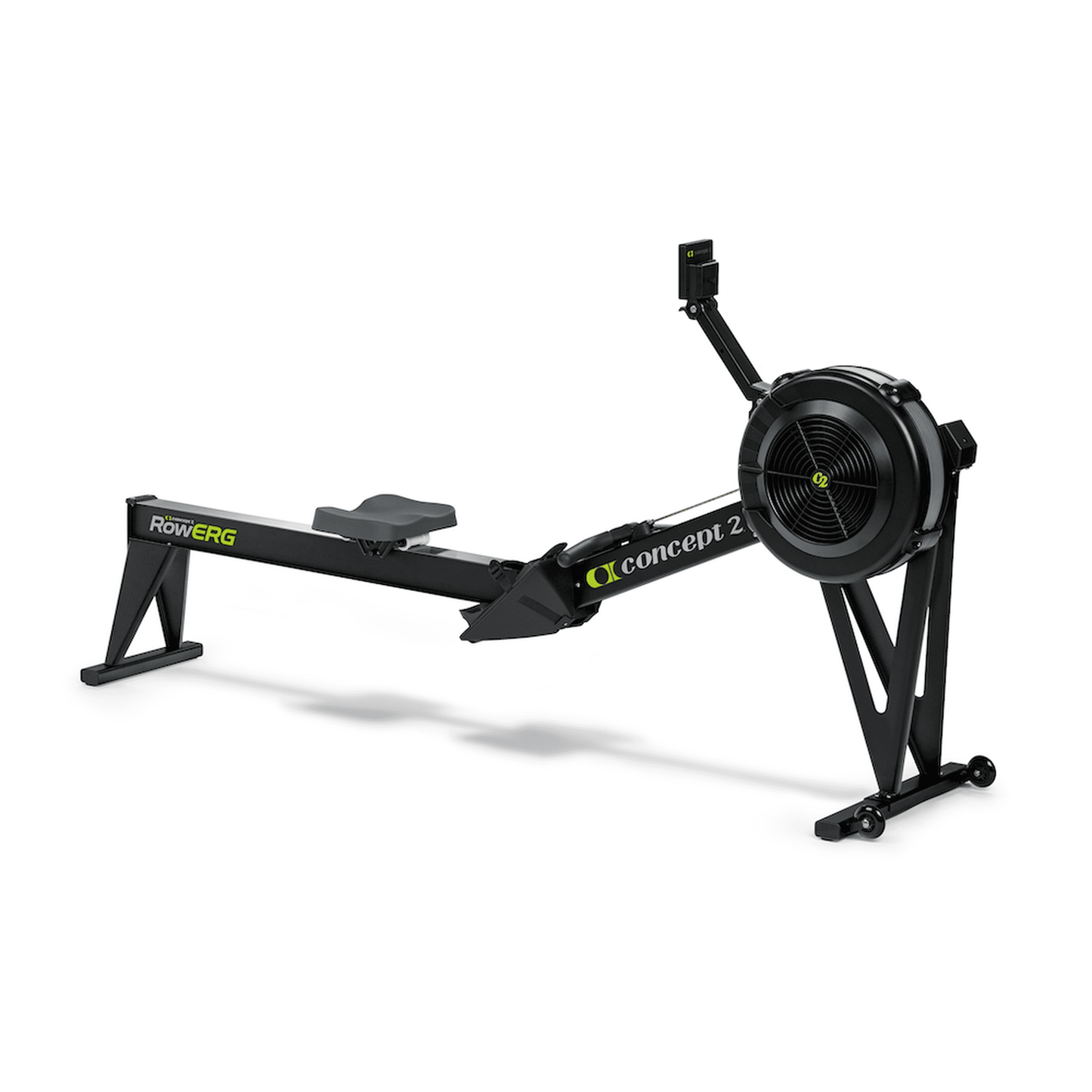 Concept2 Rudergerät RowErg mit hohen Beinen Mattschwarz